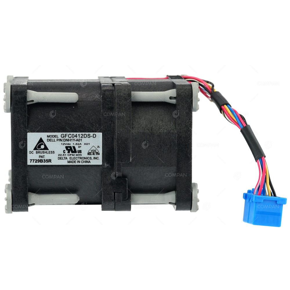 DNHNR DELL FAN MODULE 12VDC 1.82A FOR POWEREDGE R330 R420 R430 G12 G13 0DNHNR, GFC0412DS-D, DNH1Y-A01